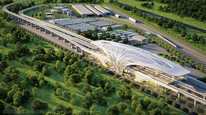 Mạng lưới hạ tầng đa phương thức và siêu kết nối khuếch đại giá trị của Vinhomes Green Paradise.