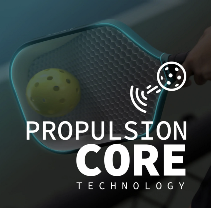 Công nghệ Propulsion Core được JOOLA áp dụng để tạo ra chiếc vợt pickleball có lực mạnh và khả năng kiểm soát cao. (Nguồn: JOOLA)