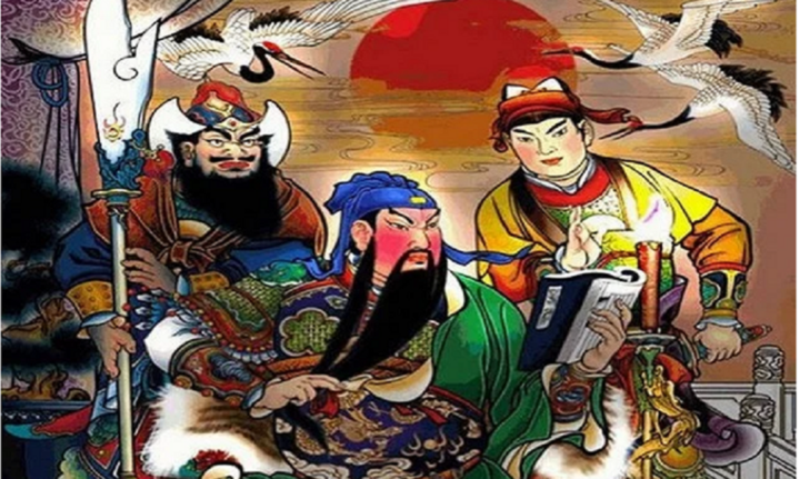 Trong các bức tranh thờ Quan Vũ của người Trung Quốc, Quan Bình luôn xuất hiện ở phía sau bên phải.