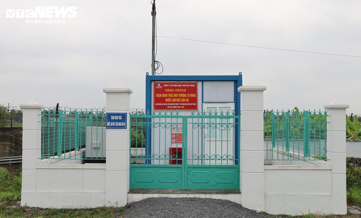 Trạm quan trắc môi trường tự động nước làm mát đầu ra.