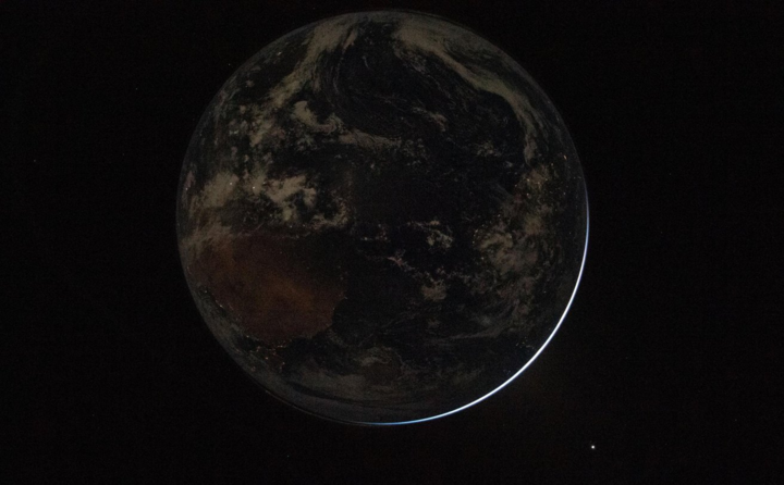 Hình ảnh mặt tối của Trái Đất . (Ảnh: NASA)