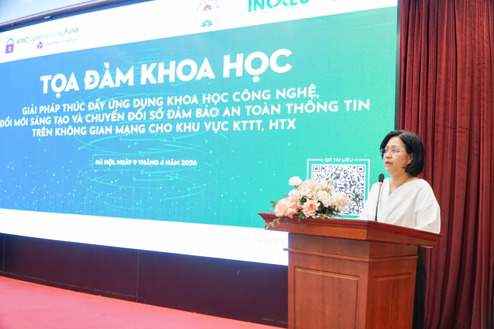 Bà Nguyễn Thị Ngọc Anh, Chuyên gia cao cấp Chương trình về Phát triển xã hội và Giới, Quỹ Châu Á tại Việt Nam. (Ảnh: Việt Linh)