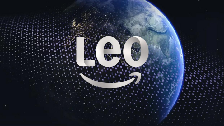 Hình minh họa dịch vụ internet vệ tinh Leo của Amazon, biểu tượng cho tham vọng phủ sóng toàn cầu bằng mạng lưới vệ tinh quỹ đạo thấp. (Nguồn: Amazon)