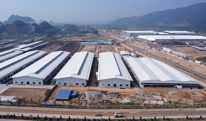 Một góc Khu công nghiệp Hoàng Mai 1