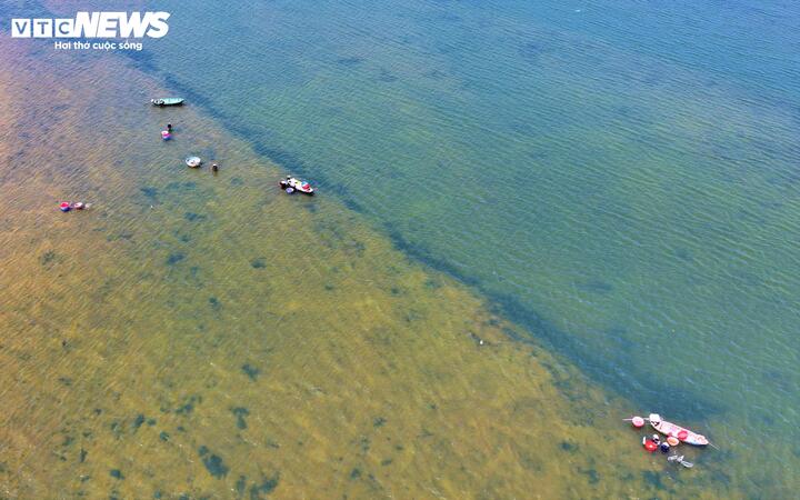 Những ngày này, tại cửa biển An Dũ, hạ nguồn sông Lại Giang thuộc phường Hoài Nhơn Đông (tỉnh Gia Lai), nhiều người dân địa phương ngâm mình để cào lấy những giỏ ốc xếp (hay còn gọi ốc ngọc trai) vào mùa chính vụ, bất kể trên đầu nắng cháy da, dưới chân mênh mông biển nước.