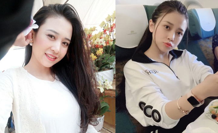 Quỳnh Trang sở hữu nhan sắc xinh đẹp.