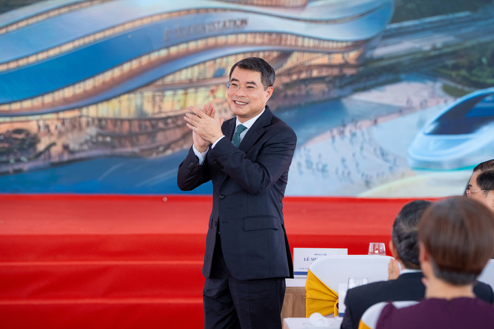 Thủ tướng Lê Minh Hưng dự lễ khởi công xây dựng tuyến đường sắt tốc độ cao Hà Nội - Quảng Ninh