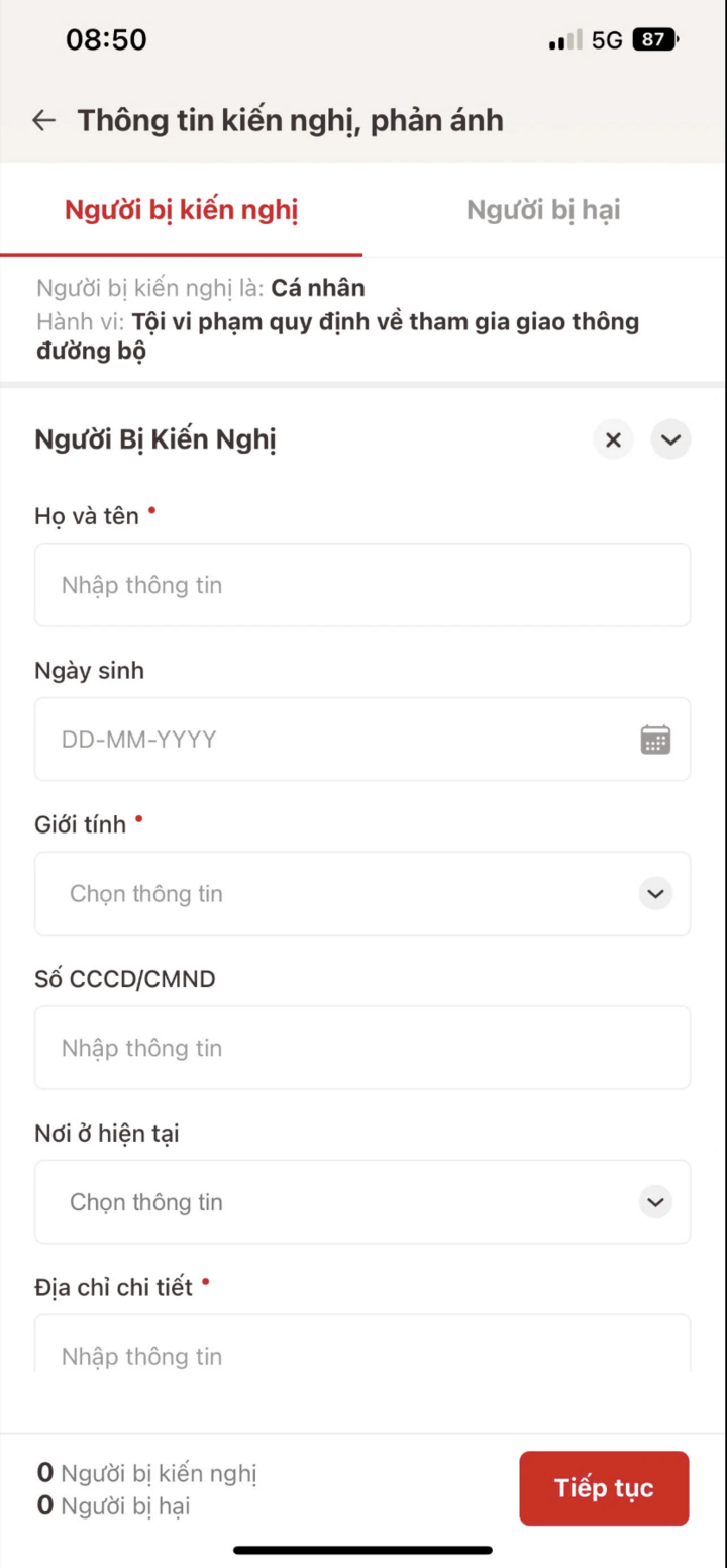 Cách phản ánh vi phạm quản lý, sử dụng vũ khí trên ứng dụng VNeID - 7