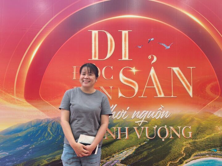 Chị Hoàng Khanh chia sẻ niềm vui khi kịp sở hữu một căn tại Bạch Vân trước thời điểm khép bảng hàng.