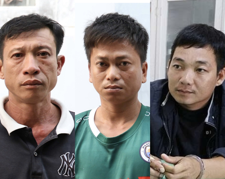 3 nghi phạm đánh chết người cùng ấp. (Ảnh CACC)