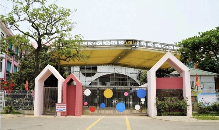 Trường Mầm non Bắc Hà nơi xảy ra sự việc.