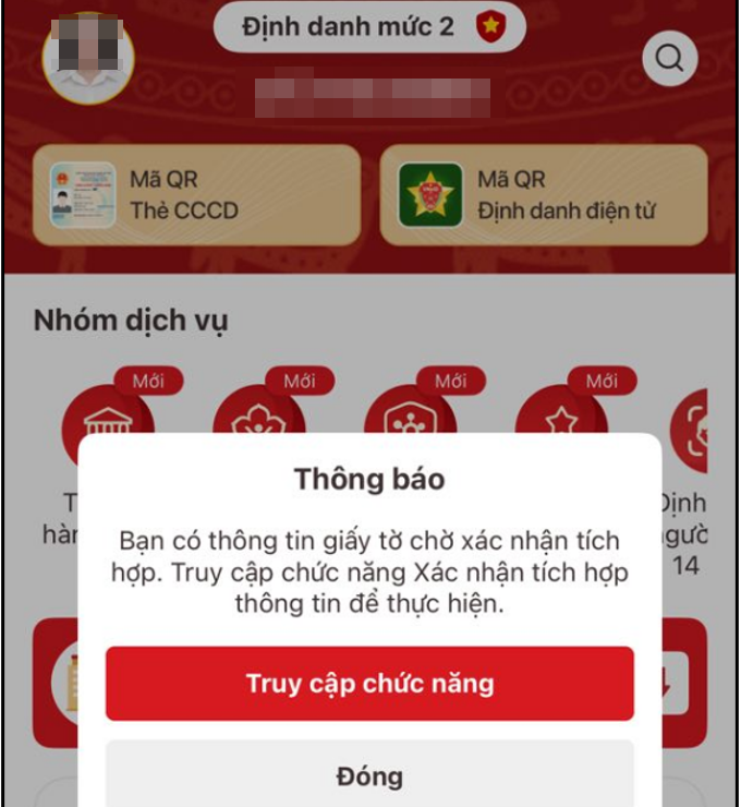 Các bước nhanh gọn tự xác thực SIM chính chủ trên VNeID - 2