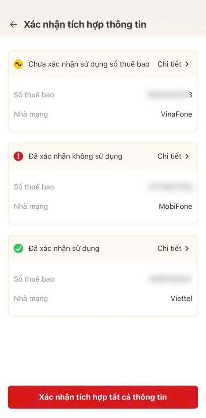 Các bước nhanh gọn tự xác thực SIM chính chủ trên VNeID - 9
