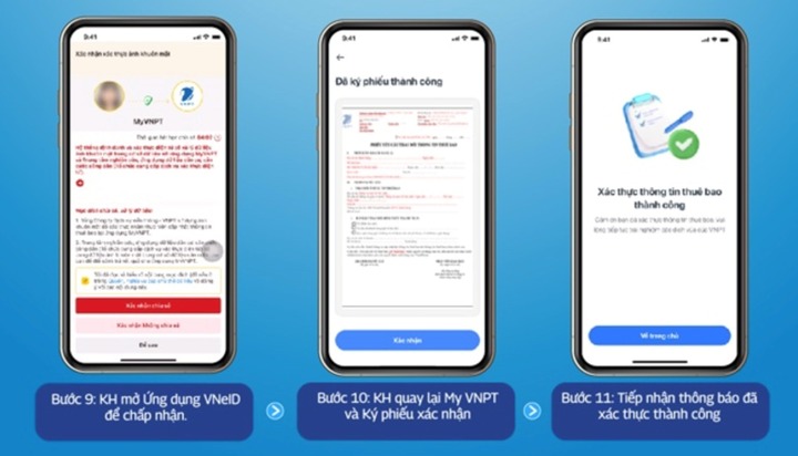 Hướng dẫn cách xác thực sinh trắc học với thuê bao di động - 7