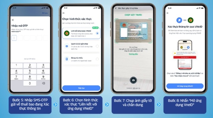 Hướng dẫn cách xác thực sinh trắc học với thuê bao di động - 6