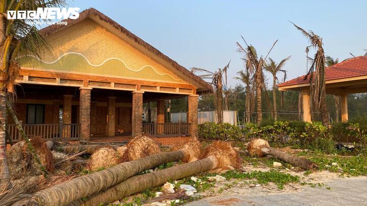 Nhiều loại cây được trồng như dừa, phi lao... chết khô do không có người chăm sóc. Một số vị trí có những cây dừa nằm ngổn ngang, thân mục rỗng... Thậm chí xuất hiện tình trạng mất cắp tài sản trong công trình. Tình trạng tương tự cũng xảy ra tại bãi tắm du lịch cộng đồng Trung Giang và bãi tắm Cửa Việt.