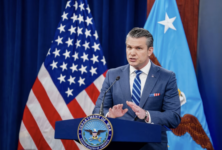Bộ trưởng Chiến tranh Mỹ Pete Hegseth. (Ảnh: Reuters)
