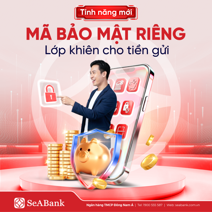 Mã bảo mật mang đến sự an tâm, tiện lợi cho khách hàng.