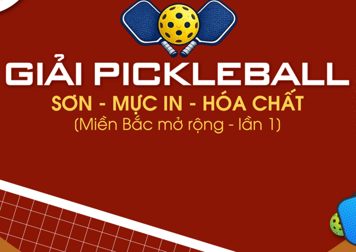 Giải Pickleball Sơn – Mực In – Hóa chất miền Bắc mở rộng 2026 khai mạc ở Hà Nội - 1