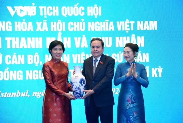 Chủ tịch Quốc hội Trần Thanh Mẫn gặp cộng đồng người Việt Nam tại Thổ Nhĩ Kỳ - 5