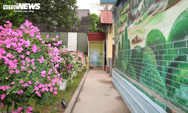 Lối vào khu vực lưu trữ cũng được sửa sang sạch đẹp.