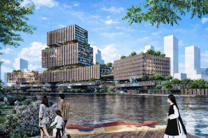 Phối cảnh của trung tâm hành chính mới TP.HCM.