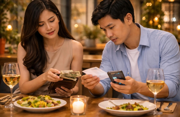 Ban bè tôi hầu hết đều phản ứng giống nhau nói anh là kiểu đàn ông này là đo lọ nước mắm, đếm củ dưa hành, sau này khổ. (Ảnh minh họa: AI)