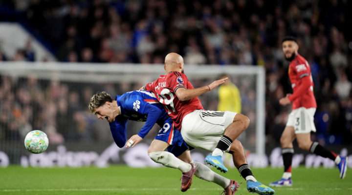 Alejandro Garnacho đã gặp khó khăn trong việc tạo dấu ấn trước đội bóng cũ của mình. (Nguồn: Sky Sports)