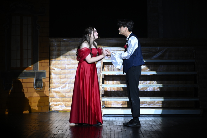 Phân cảnh gây xúc động trong vở diễn.