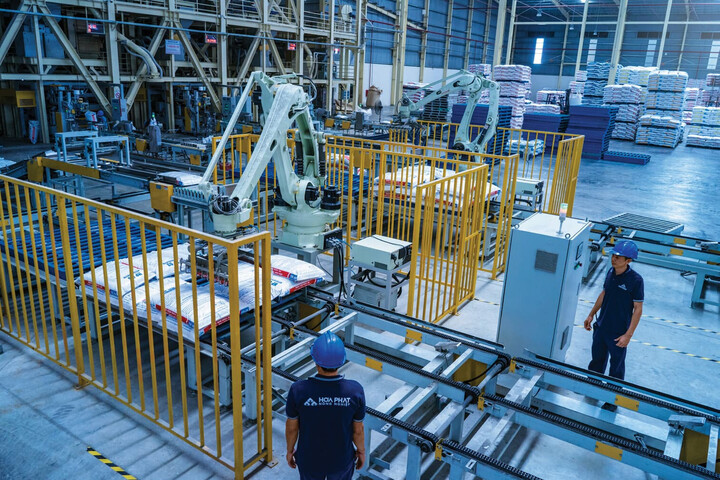 Trong hơn 86.000 tấn thức ăn chăn nuôi xuất bán, gần 46.000 tấn được phân phối ra thị trường, tăng 11% so với cùng kỳ, phần còn lại khoảng 40.000 tấn cung cấp nội bộ cho các trang trại chăn nuôi của Hòa Phát.