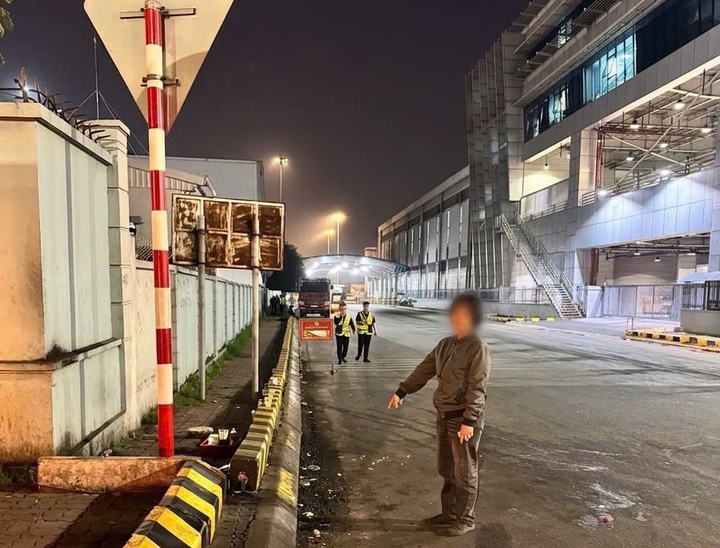 Khu vực bà T. gây rối (Ảnh: Sân bay Nội Bài).