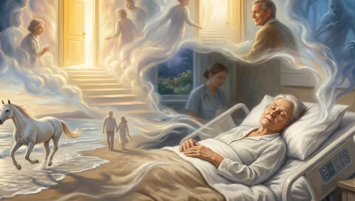 Bệnh nhân sắp qua đời thường có giấc mơ giống nhau về chủ đề người thân hoặc thiên đàng.