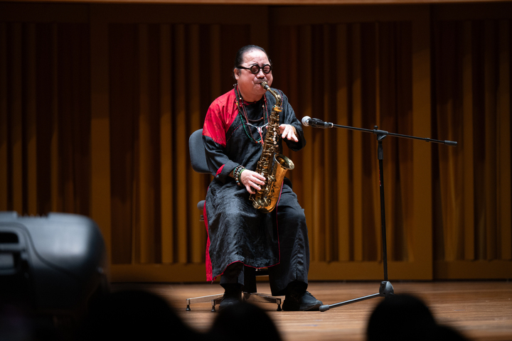 Nghệ sĩ saxophone Trần Mạnh Tuấn.