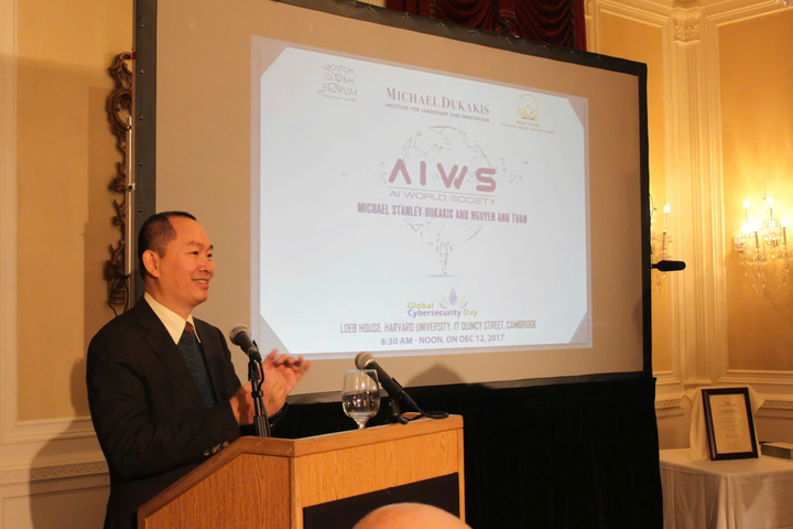 Ông Nguyễn Anh Tuấn, đồng sáng lập, đồng chủ tịch kiêm CEO Boston Global Forum, đồng thời là người khởi xướng AI World Society (AIWS) và AIWS Digital Asset Standards Initiative (AIWS-DASI).