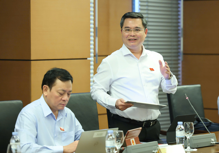 Đại biểu Nguyễn Thanh Tùng, Đoàn ĐBQH TP.HCM. (Ảnh Nguyễn Phúc)