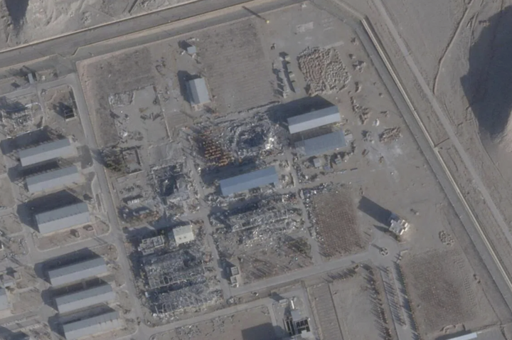 Hình ảnh từ vệ tinh cho thấy một trong những địa điểm hạt nhân của Iran. (Ảnh: Reuters)