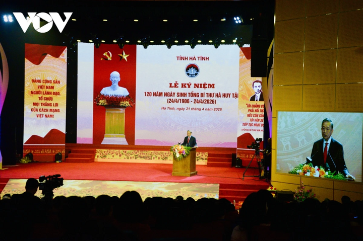 Tổng Bí thư, Chủ tịch nước Tô Lâm phát biểu tại buổi lễ.