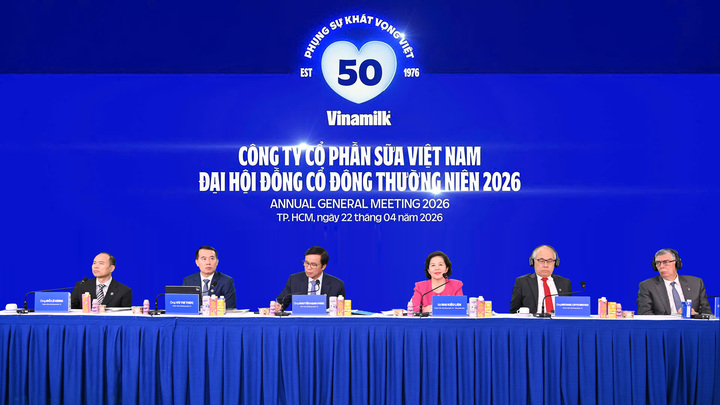 Toàn cảnh Đại hội đồng cổ đông thường niên năm 2026 của Vinamilk. (Ảnh: VN)