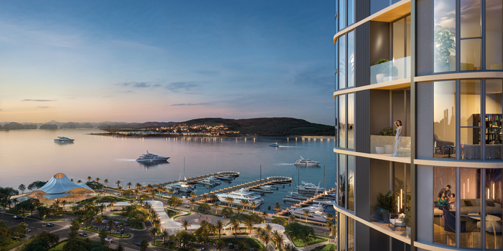 100% căn hộ hướng vịnh với tầm view panorama cùng mật độ chỉ 6 căn/sàn làm nên chuẩn mực sống mới bên bờ vinh di sản.