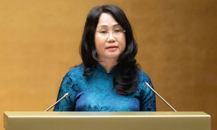 Bộ trưởng Bộ Văn hóa, Thể thao và Du lịch Lâm Thị Phương Thanh.