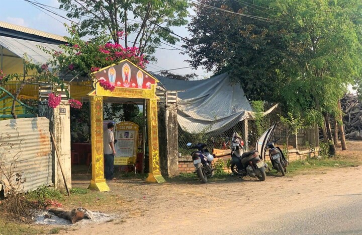 Gia đình đang lo hậu sự cho anh V.T.T. (Ảnh người dân cung cấp)