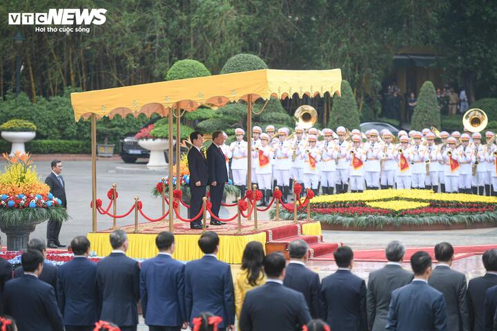 Tổng Bí thư, Chủ tịch nước Tô Lâm chủ trì lễ đón Tổng thống Hàn Quốc Lee Jae Myung