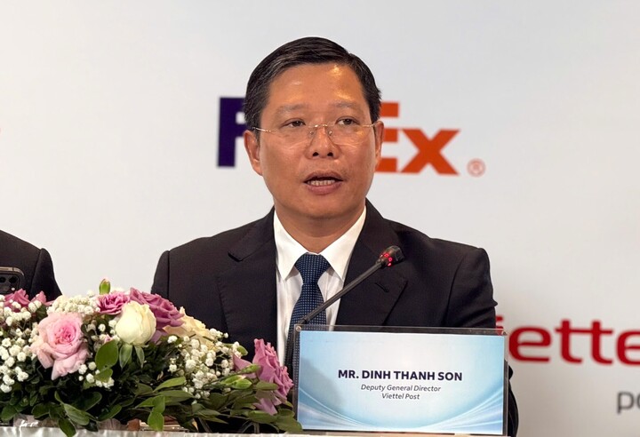Ông Đinh Thanh Sơn, Phó Tổng Giám đốc Viettel Post. (Ảnh: Chí Hiếu)