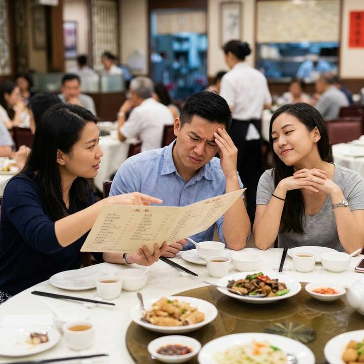 Chủ tiệc là người gọi món đầu tiên, khách nên gọi món ít tiền hơn. (Ảnh: Sohu)