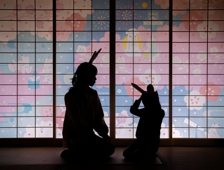 Cửa giấy trở nên phổ biến nhờ vẻ đẹp tinh tế. (Ảnh: Fuku-e)