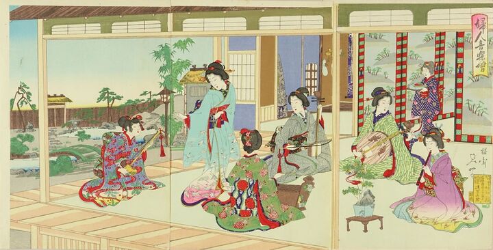 Cửa và vách ngăn giấy được giới quý tộc Nhật Bản yêu thích. (Ảnh: Harashobo)