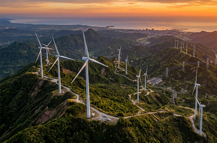 Phối cảnh công trình Nhà máy điện gió Quảng Ninh 1.