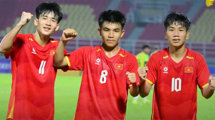 U17 Việt Nam đụng độ U17 Malaysia.