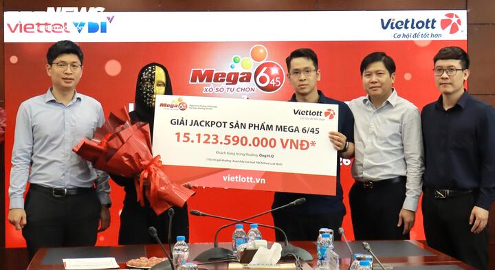 Anh H.Q trúng giải độc đắc trị giá hơn 15 tỷ đồng.