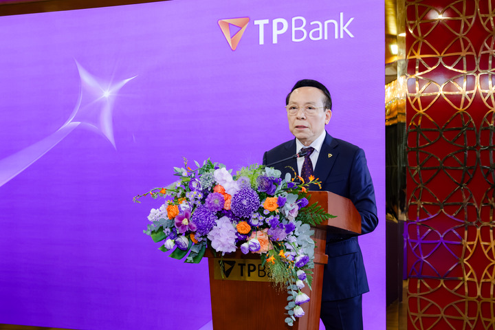 Ông Đỗ Minh Phú - Chủ tịch HĐQT TPBank chia sẻ tại Đại hội đồng cổ đông thường niên năm 2026.